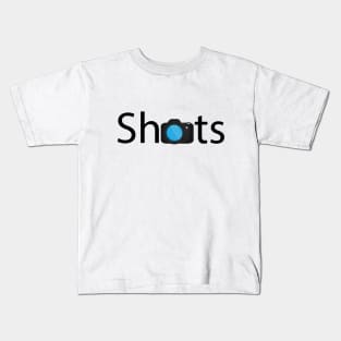 Shots text design Kids T-Shirt